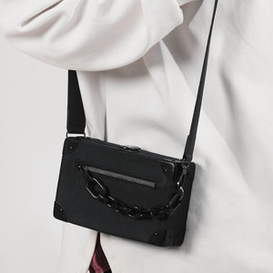 Unisex vuông nam châm Bìa Sling điện thoại túi PU da Vai Messenger Hộp túi bolsa de mensajero sac de Messager - Product Image 4