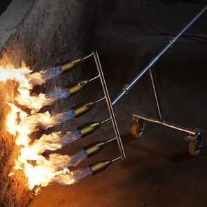 Pistolet de désinfection à flamme - Pistolet pulvérisateur multi-têtes à gaz liquéfié haute température pour équipement de désinfection des porcheries agricoles - Product Image 2