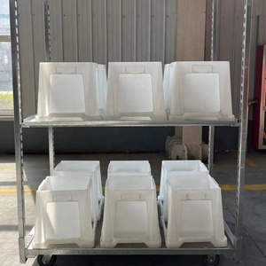 Seau d'exposition moderne en PP blanc élite pour fleurs – Léger et écologique, toutes saisons, pour la maison, le jardin et le magasin - Product Image 4