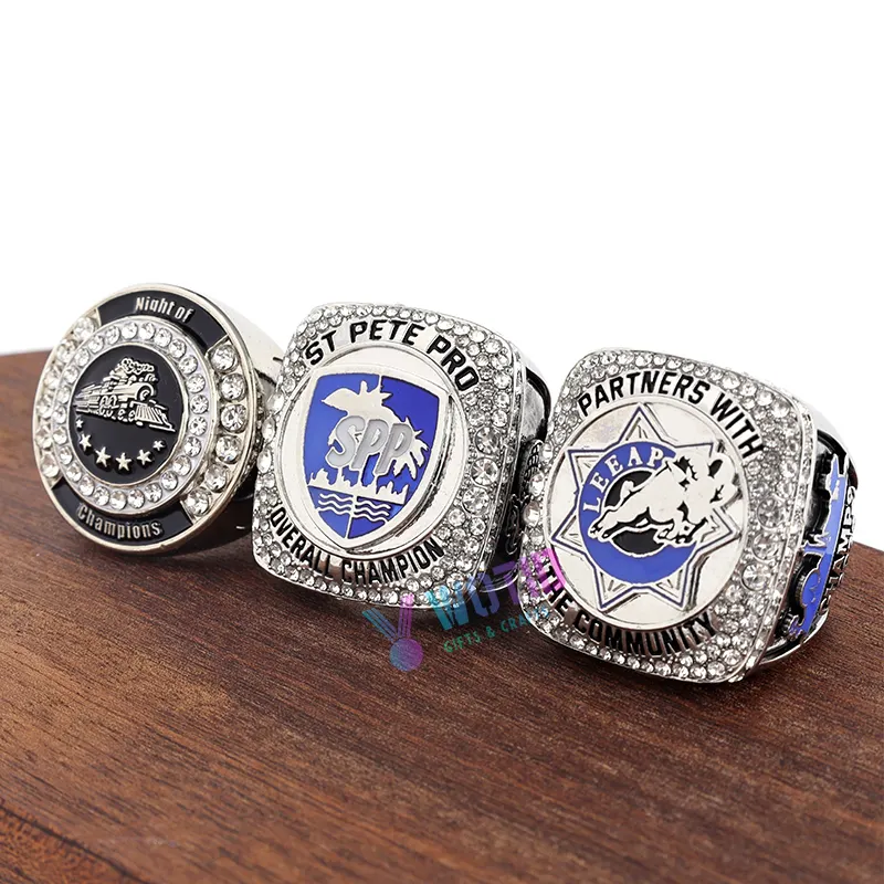 Manufacturer Custom Youth Football Softball Sports Award Custom Logo Championship Rings