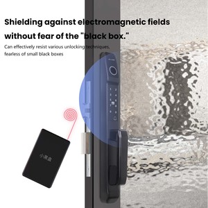 <span class=keywords><strong>Serrure</strong></span> de <span class=keywords><strong>porte</strong></span> intelligente en aluminium noir à pont thermique brisé, étanche, avec application TUYA TTlock, empreinte digitale et mot de passe, pour <span class=keywords><strong>porte</strong></span> <span class=keywords><strong>coulissante</strong></span> en verre - Product Image 5