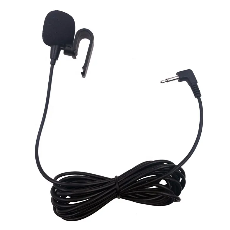Professionals 3m Long 3.5mm Clip Jack Plug Mini Wired External GPS Car Audio Microphone Mic Stereo For Auto DVD Radio