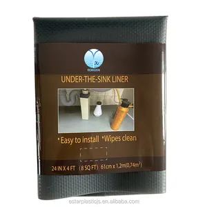 Premium Cabinet Mat Waterproof Shelf Liner Under The Sink Pad for Protecting Cabinets