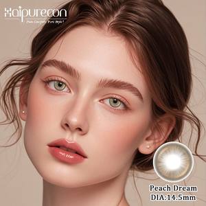 <span class=keywords><strong>Lentilles</strong></span> <span class=keywords><strong>de</strong></span> <span class=keywords><strong>contact</strong></span> souples Haipurecon trois tons, matériau HEMA-NVP, 40 % d'hydratation, jetables quotidiennes, vente en gros annuelle, diamètre 14,0 mm - Product Image 3