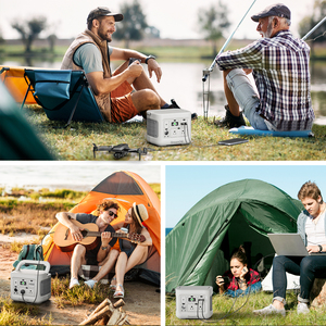 Xách tay 400 Wát năng lượng mặt trời bảng điều chỉnh Kit cho ngoài trời khẩn cấp điện <span class=keywords><strong>RV</strong></span> cắm trại sao lưu hệ thống năng lượng - Product Image 3