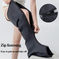 Bottes de compression pour la récupération des jambes à 10 vitesses avec massage par airbag, 5 chambres, télécommande sans fil, pour massage des pieds et des jambes