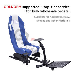 GY017 OEM Material de cuero Sim Racing Gaming Rig Simulador Silla para Thrustmaster T500RS T3PA,PXN,MOZA,Logitech G25,G27,G29,G92 - Product Image 5