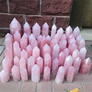 Commercio all'ingrosso di alta qualità naturale <span class=keywords><strong>rosa</strong></span> <span class=keywords><strong>cristallo</strong></span> di quarzo torri <span class=keywords><strong>rosa</strong></span> punti di <span class=keywords><strong>cristallo</strong></span> per la decorazione - Product Image 3