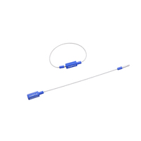 Scellé de câble de conteneur à longueur fixe Asialock A-226, certifié ISO9001, 27mm x 12mm, en ABS et acier au carbone, avec code QR imprimé au laser pour