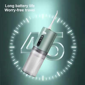 Household Battery Powered Handheld <b>Water</b> <b>Flosser</b> IPX7 Waterproof Rechargeable 5+ Pressure Levels for Effective Dental Cleaning - Product Image 6