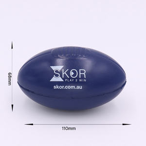 Qualità Premium PU schiuma giocattolo per bambini palle <span class=keywords><strong>Rugby</strong></span> Stress palla calcio personalizzato con Logo personalizzato - Product Image 5