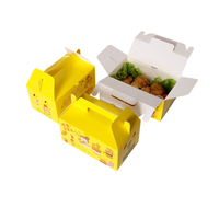 Cajas de Papel Personalizadas para Pollo Frito con Asa para Llevar