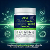 Poudre de protéines multivitaminées et minérales OEM, formule personnalisée, complément alimentaire nutritionnel pour adultes