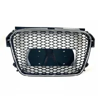 Grille d'usine pour Audi A1/S1 2016-2018 Mise à niveau RS1 Cool Full Mesh Honeycomb Front Design Nouveau matériau ABS