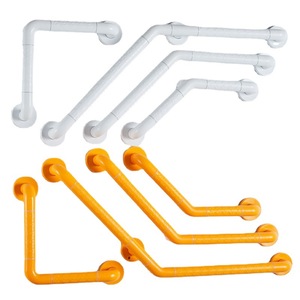 ราวจับห้องน้ำรูปตัว L 135 องศา กันลื่น พลาสติก สแตนเลส สำหรับผู้สูงอายุ ราวพยุงเพื่อความปลอดภัย - Product Image 3