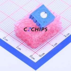 Resistencia Ajustable/Potenciómetro 3386P-1-203LF, Componente de Orificio Pasante (THT)-3P, 9.5x9.5mm, Resistencia de 20kOhm, 10%, 500mW, 100ppm ℃ - Product Image 1