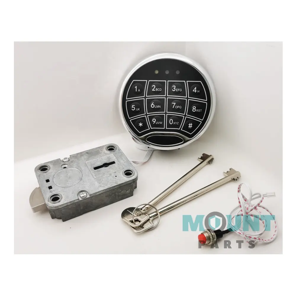 Old Style Password Access Steel Keypad Swing Bolt Lock Time Delay Available Replacement For Lagard Electronic Safe Lock