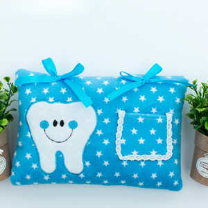 22CM Height PP Cotton Plush Comforter Stuffed <strong>Tooth</strong> <strong>Fairy</strong> <strong>Pillow</strong> &amp; Pouch Bag on Back Custom Unisex Gift - Product Image 4