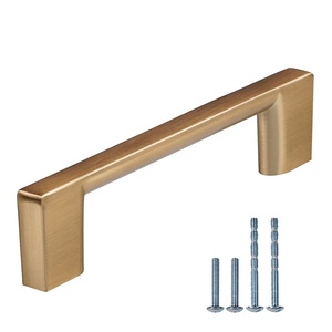 Tiradores de armario clásicos, tiradores de herrajes para muebles de bronce champán para armarios de cocina, tirador de armario de dormitorio - Product Image 2