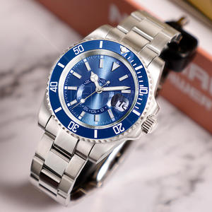 Montres de poignet à quartz étanches en acier inoxydable de luxe avec logo de marque personnalisé vintage de haute qualité vente en gros de montres <span class=keywords><strong>bracelet</strong></span> pour hommes - Product Image 4