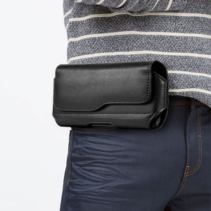 Étui universel en <span class=keywords><strong>cuir</strong></span> pour <span class=keywords><strong>smartphone</strong></span>, étui de protection en <span class=keywords><strong>cuir</strong></span> pour téléphone portable avec clip <span class=keywords><strong>ceinture</strong></span> - Product Image 5