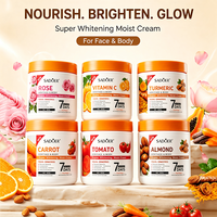 Crème hydratante pour le corps OEM 500g pour peaux sèches avec beurre de cacao, extrait de carotte, acide hyaluronique, blanchiment de la peau