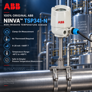 Sensor de Temperatura No Invasivo Abb 100% Original Ninva Tsp341-n, 4-20ma Hart 7, Tipo Abrazadera RTD - Product Image 1