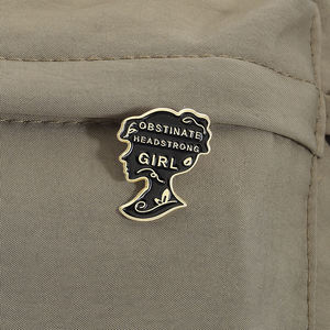 Jane Austen Emaille Pin Proud Booish Girl Zitat Brosche Revers Abzeichen Schmuck Geschenk für literarische Fans - Product Image 3