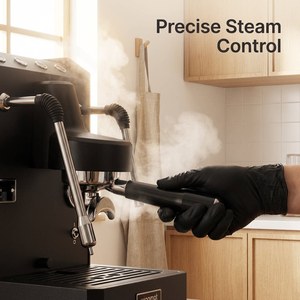 Machine à expresso semi-automatique K5 NEW Black Knight E61 avec minuterie et préchauffage, pour usage domestique et commercial - Product Image 4