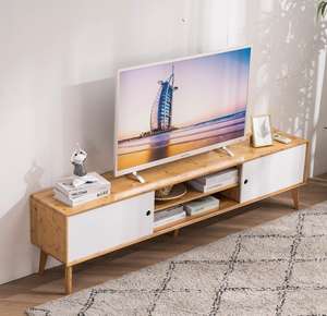 <span class=keywords><strong>Meuble</strong></span> <span class=keywords><strong>TV</strong></span> en bambou Mobilier de salon blanc Hôtel moderne. Restaurant. Banquet. Service de personnalisation du support <span class=keywords><strong>TV</strong></span> à domicile fourni - Product Image 6