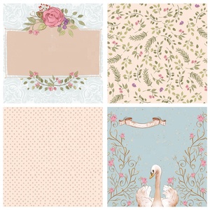 Khuôn mẫu giấy <span class=keywords><strong>cardmaking</strong></span> 6 "x 6" scrapbooking giấy 12 "x 12" sổ lưu niệm giấy - Product Image 3