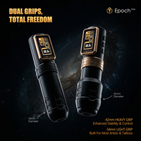 Máquina de Tatuaje Inalámbrica Profesional Ambition Epoch Max Direct Drive con Carrera Ajustable de 1.0-5.0mm para Artistas del Tatuaje Corporal