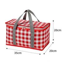 Sac isotherme pliable en aluminium pour pique-nique en plein air, grande capacité, boîte à lunch portable