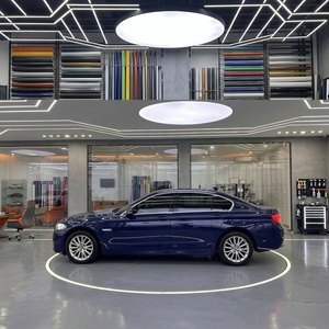 Vinyle de covering automobile en PET PVC TPU moulé super brillant bleu nuit, 1,52x18m/5x60ft, un rouleau complet, vente en gros, directement de l'usine - Product Image 6