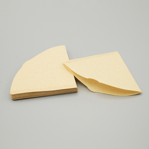 Taza de polvo de goteo en forma de V marrón blanco Natural 40 piezas papel de filtro de café <span class=keywords><strong>Chemex</strong></span> de buena permeabilidad para filtro de café - Product Image 5