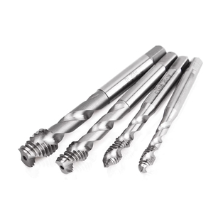ดอกต๊าปเกลียวแบบ Bibo Spiral Tap 2 ฟลุต สำหรับเครื่องกลึง ใช้กับเครื่องมือต๊าปเกลียว HSS สำหรับงานกลึงอะลูมิเนียม โลหะ HSSM2 แบบ 2 คม เกลียวมาตรฐาน - Product Image 5