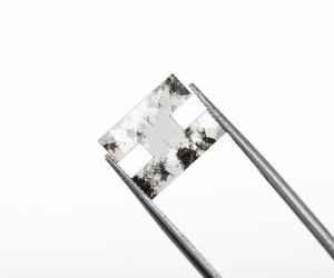 1.71 CT 10.1x8.0mm Lab Grown D Color H Shaped <b>Initial</b> Diamond Pendant <b>Ring</b> with IGI Certification - Product Image 4