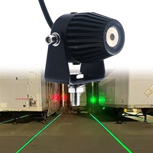 Lámpara de señalización de zona de peligro para suelo de almacén, proyector láser de línea virtual para guía peatonal y seguridad en pasillos, luz para coche - Product Image 3