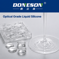 Caoutchouc de silicone liquide optique anti-jaunissement haute clarté pour optiques secondaires, lentilles LED et dispositifs optiques, moulage par injection