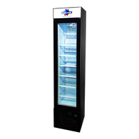 Meisda Vente Chaude Vitrine Réfrigérée Écologique Verticale pour Crème Glacée pour Supermarché