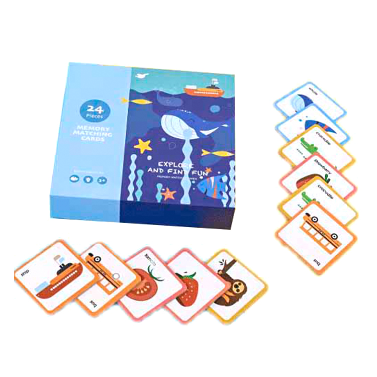 Деревянный Детский пазл, пазл с флэш-памятью, пазл с подходящей картой для когнитивного раннего развития, строительные блоки, пазл