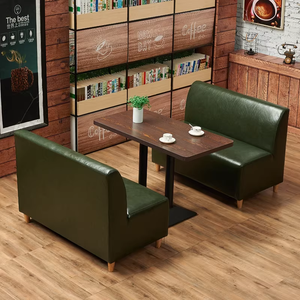 Juego de Mesa y Sillas de Comedor de Madera Maciza Cuadrada, Diseño Moderno Americano, Resistente, para Restaurante Comercial, Cafetería o Bar - Product Image 4