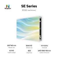 Pantalla LED de Interior a Todo Color P2.5, Pantalla de Video Wall, Panel LED P1.86 P1.53 P1.25, Pantalla LED de Alta Resolución