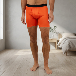 Boxers de sport mi-taille pour hommes, respirants, à coupe carrée, sous-vêtements, couche de base, logo personnalisé, vente en gros de vêtements - Product Image 2