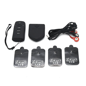 Pengendali jarak jauh nirkabel pemijat pasta kejut listrik Output ganda Host mesin terapi seks elektro stimulasi Host - Product Image 4