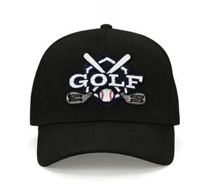 Casquette de baseball de golf personnalisée brodée unisexe en coton réglable pour le sport, la protection solaire et les activités de plein air – Vente en gros - Product Image 5