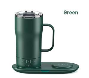 18Oz donuk siyah akıllı kendinden ısıtma kahve kupa App kontrollü isıtıcı ile hızlı kablosuz şarj hızlı kendinden ısıtma kahve kupa - Product Image 1