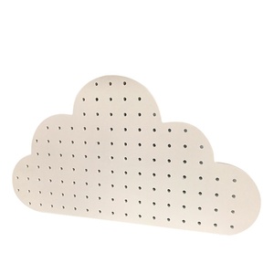 Various Styles Home Storage Shelf Wall Organizer Display Mdf <strong>Wood</strong> Hook <strong>Peg</strong> <strong>Board</strong> - Product Image 1