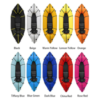 Bateau pneumatique léger en TPU 254 cm 420D/840D, 3,8 kg, packraft ultraléger pour la navigation en eaux vives, le kayak et le canoë