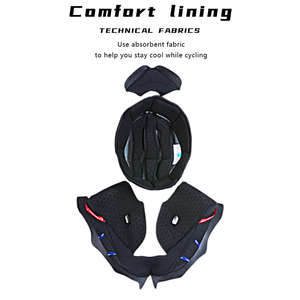Casque de <span class=keywords><strong>moto</strong></span> en carbone véritable, casque intégral de qualité supérieure, homologué DOT, casque de motocross avec lentille HD, casque tout-terrain - Product Image 5
